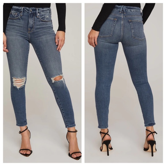 Good American Denim - NEW Good American Good Legs Cropped Jeans in Blue261